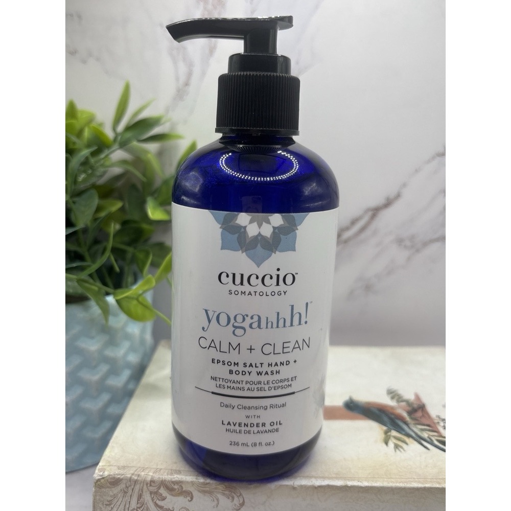 Cuccio Somatology Yogahhh Calm Clean Epsom Salt Hand & Body Wash 8โ oz